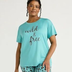 JoySpun Wild & Free Sleep Tee Size XL